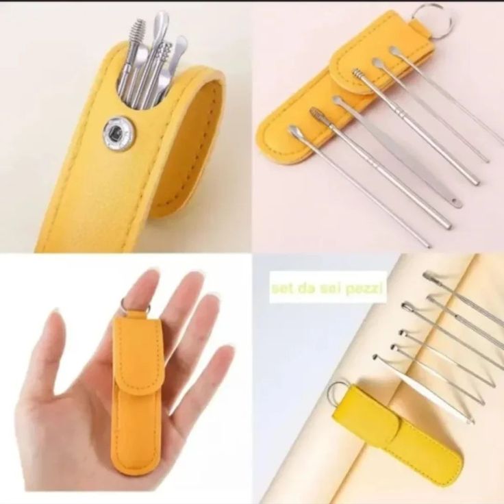 6PCS Stainless Steel Ear Pick Cleaning Tools